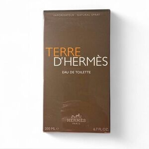 Brand New and SEALED Hermès Terre D'Hermès Eau de Toilette 200 mL/ 6.7 oz